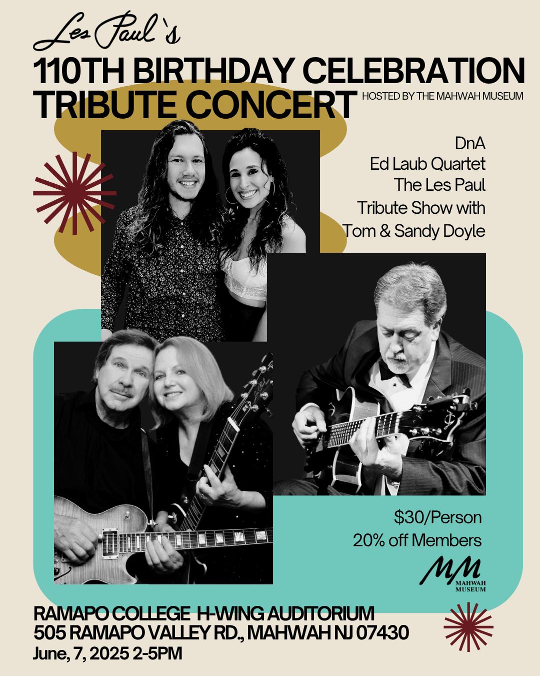 Les Paul's 110th Birthday Celebration Tribute Concert