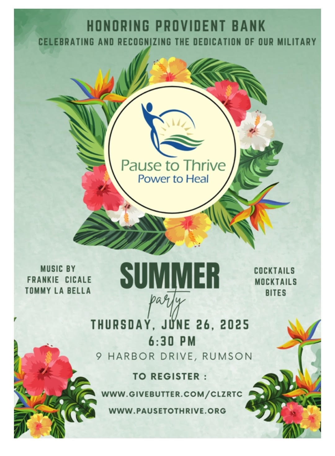 Pause to Thrive SUMMER Party